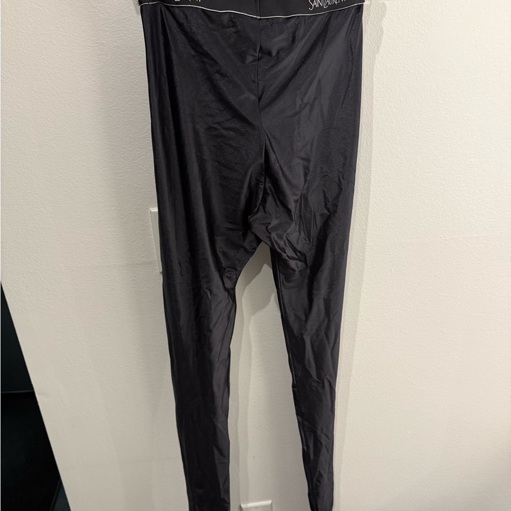 Saint Laurent Black Leggings - Picture 3 of 5